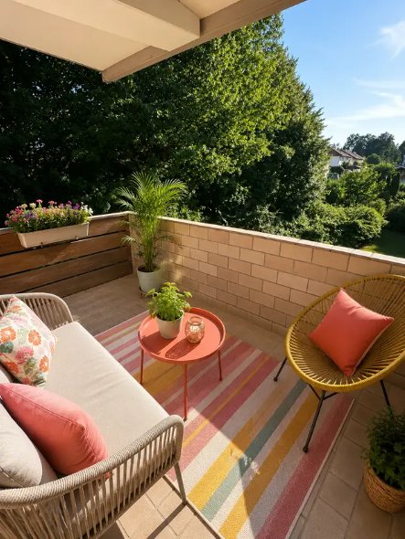 Balkon der Wohnung in Wasserburg am Inn