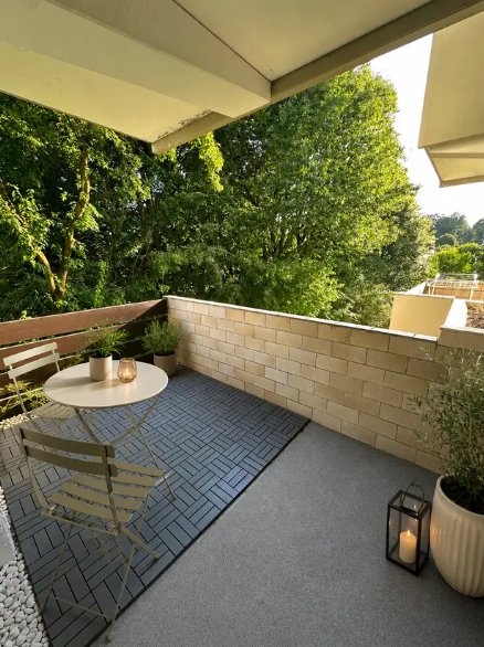 Balkon der Wohnung in Wasserburg am Inn