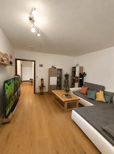 Wohnzimmer der Eigentumswohnung in Wasserburg am Inn